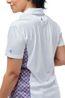 DP Lily Blouse White Purple Back